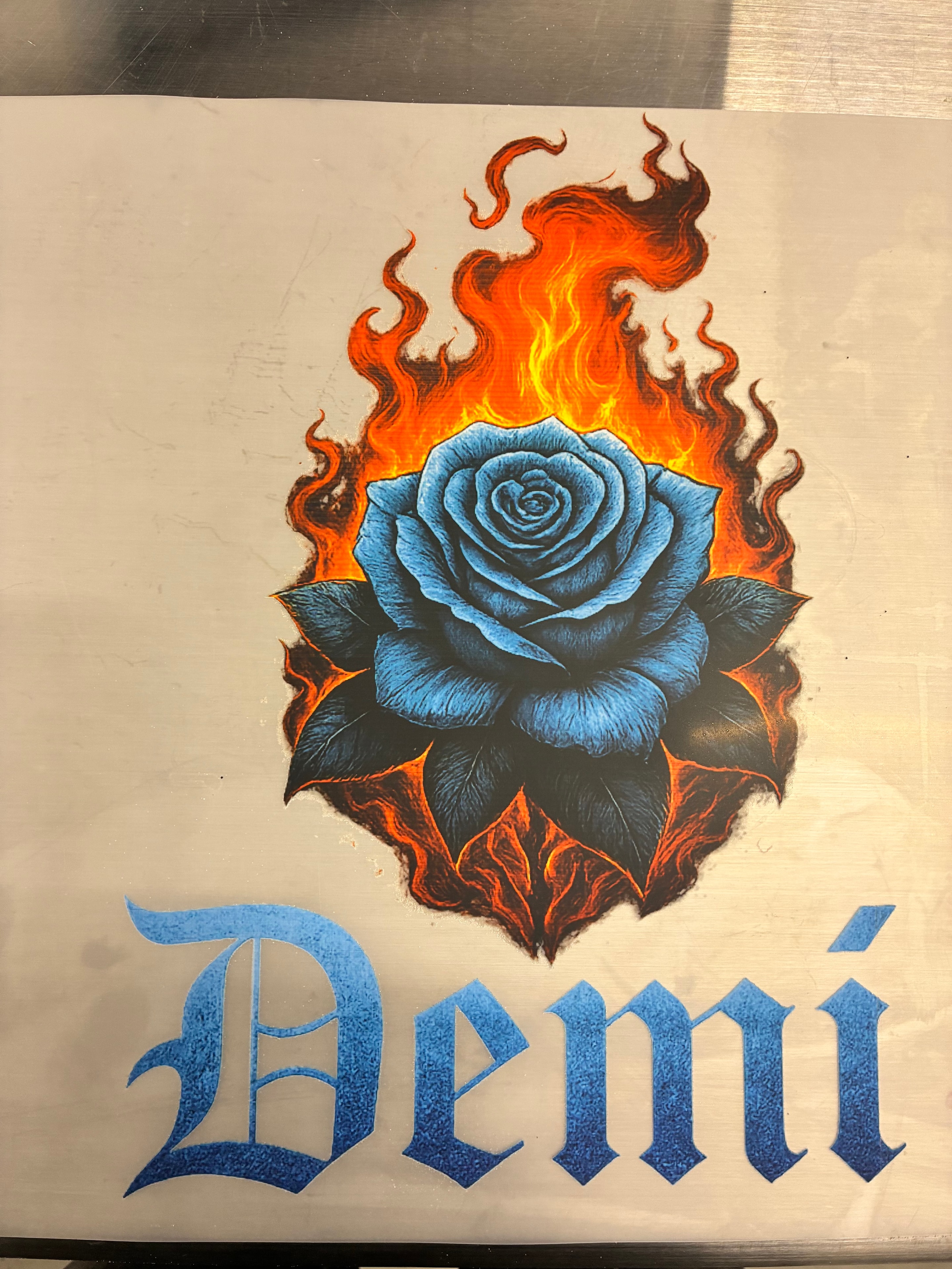 DTF gang sheet print